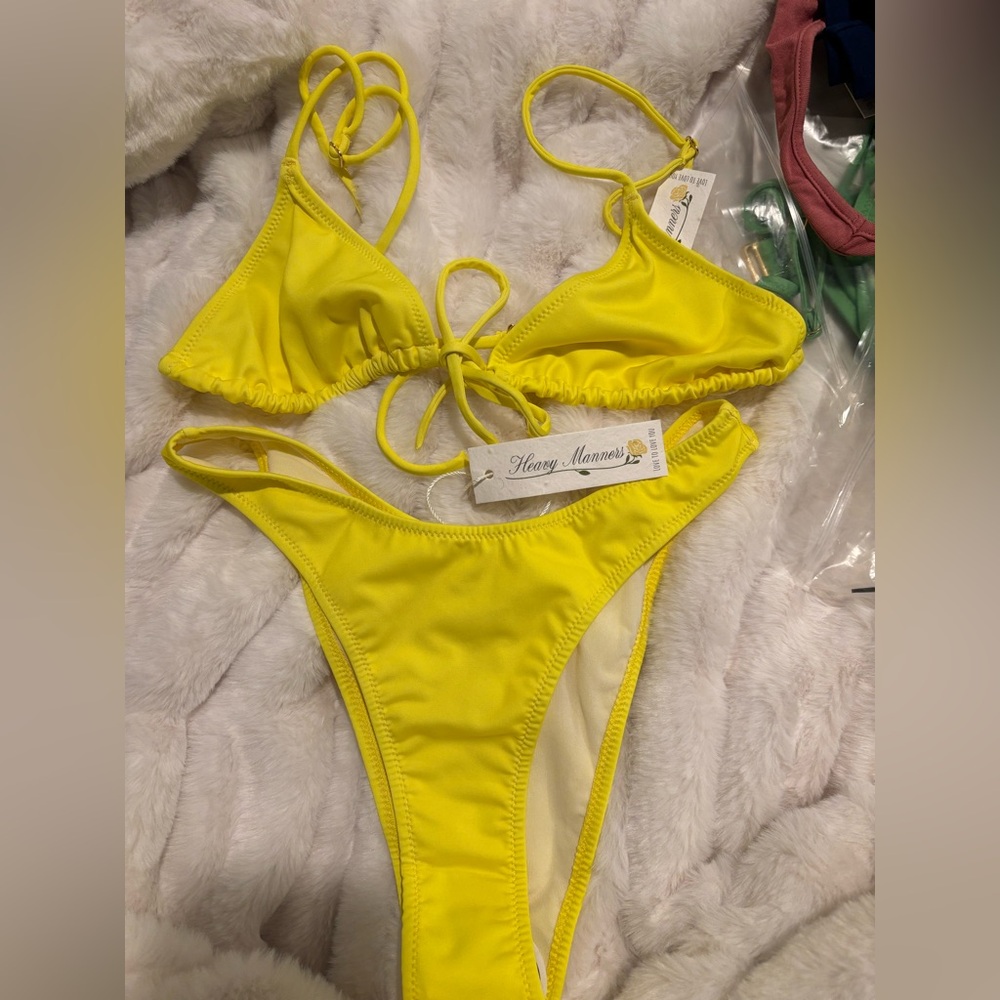 Heavy Manners Yellow Bikini